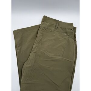 Orvis Tech Pants Mens 36x32 Green Stretch Nylon Hiking Outdoor Battenkill